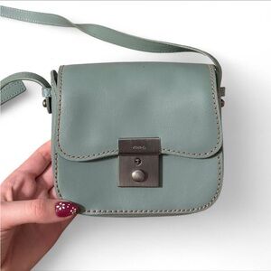 Classic Small Crossbody Bag in Sage Green